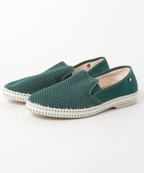 Rivieras(リビエラ)の「Rivieras Leisure Shoes メッシュスリッポンシューズ(スリッポン・メンズ・レッド/グリーン/イエロー/ピンク・41/42/40/43)」の1枚目の写真
