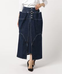 AKIRANAKA | AKIRA NAKA “SLIDE PANEL DENIM”スカート(デニムスカート)