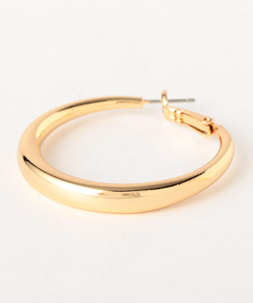 BEAUTY&YOUTH UNITED ARROWS（ビューティーアンドユースユナイテッドアローズ）の「BY メタルビックシンプルフープピアス（ピアス（両耳用）・レディース・ゴールド/シルバー・FREE）」の4枚目の写真