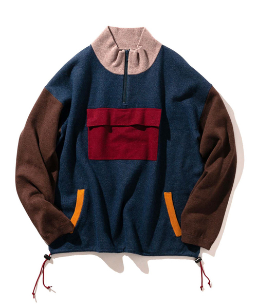 glamb（グラム）の「【glamb】モルデンニット/Molden knit（ニット/セーター・メンズ・ブラック/ネイビー/レッド・0/1/2/3/4）」の11枚目の写真