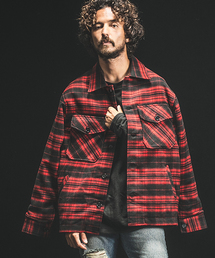 Jih Nunc | mj5891-ウールチェックブルゾン(ブルゾン)