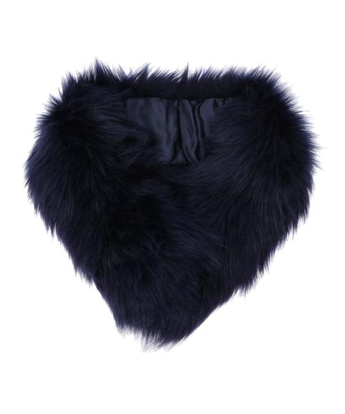 YECCA VECCA（イェッカヴェッカ）の「ファーティペット（ストール/ショール・レディース・ネイビー/グレー/キャメル/その他6・FREE）」の8枚目の写真