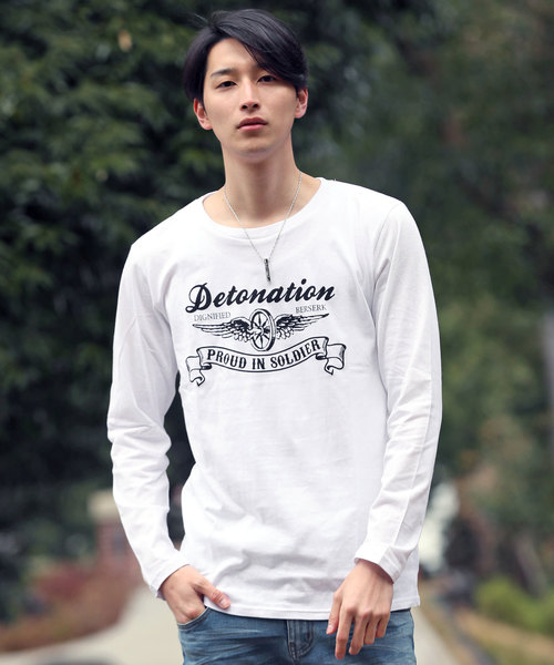 TopIsm(トップイズム)の「カレッジ ロゴ アメカジ プリント ロングTシャツ(Tシャツ/カットソー・メンズ・A/B/C/D/E/F/G/H/I/その他3/その他8/その他1/その他7/その他10/その他2/その他4/その他9/その他6・LL/M/L)」の8枚目の写真