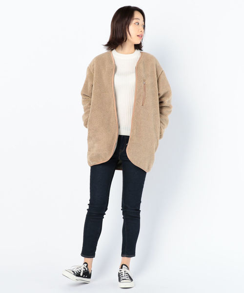 SHIPS Days（シップスデイズ）の「SHIPS Days:BOA CARDIGAN（その他アウター・レディース・チャコールグレー/ライトグレー/キャメル・S～Ｍ/M～Ｌ）」の18枚目の写真