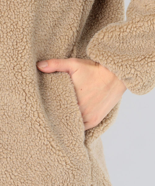 SHIPS Days（シップスデイズ）の「SHIPS Days:BOA CARDIGAN（その他アウター・レディース・チャコールグレー/ライトグレー/キャメル・S～Ｍ/M～Ｌ）」の15枚目の写真