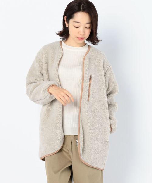 SHIPS Days（シップスデイズ）の「SHIPS Days:BOA CARDIGAN（その他アウター・レディース・チャコールグレー/ライトグレー/キャメル・S～Ｍ/M～Ｌ）」の11枚目の写真