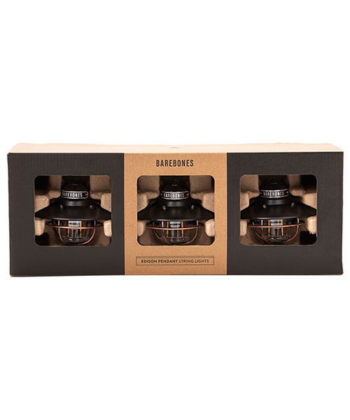 BAREBONES（ベアボーンズ）の「BAREBONES/ベアボーンズ Edison Pendant String Lights/エジソンストリングライトLED（照明・メンズ・ブロンズ/レッド/ゴールド/ホワイト・FREE）」の10枚目の写真