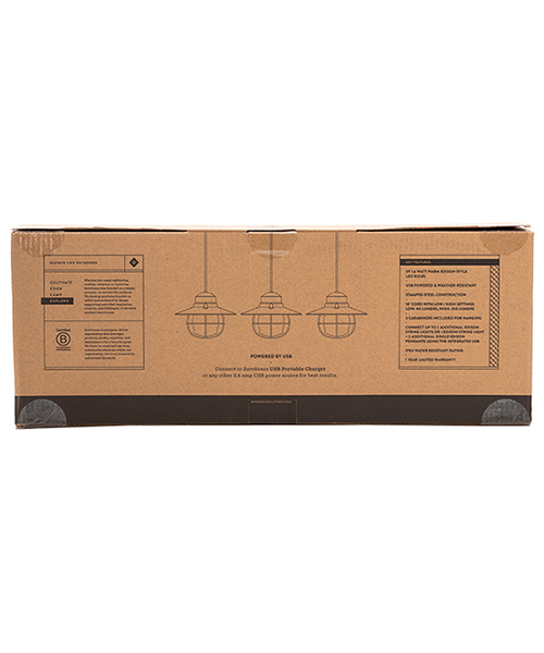 BAREBONES（ベアボーンズ）の「BAREBONES/ベアボーンズ Edison Pendant String Lights/エジソンストリングライトLED（照明・メンズ・ブロンズ/レッド/ゴールド/ホワイト・FREE）」の11枚目の写真