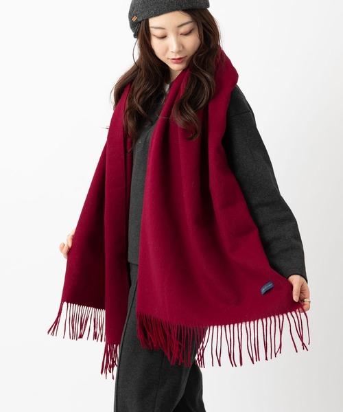 Jubilee Fabric（ジュビリーファブリック）の「内モンゴル産 ピュアウール100% 大判ストール（ストール/ショール・レディース・ベージュ/ナチュラル/バーガンディー/ライトピンク/グレイッシュベージュ/グレー/ライトグリーン/ライトブルー/ブラック/Beige/キャメル/ブルー系/ピンク系/パープル/ネイビー/ローズ/レッド/チャコールグレー・FREE/ﾌﾘ-）」の17枚目の写真