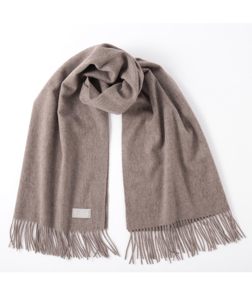 Jubilee Fabric（ジュビリーファブリック）の「内モンゴル産 ピュアウール100% 大判ストール（ストール/ショール・レディース・ベージュ/ナチュラル/バーガンディー/ライトピンク/グレイッシュベージュ/グレー/ライトグリーン/ライトブルー/ブラック/Beige/キャメル/ブルー系/ピンク系/パープル/ネイビー/ローズ/レッド/チャコールグレー・FREE/ﾌﾘ-）」の6枚目の写真