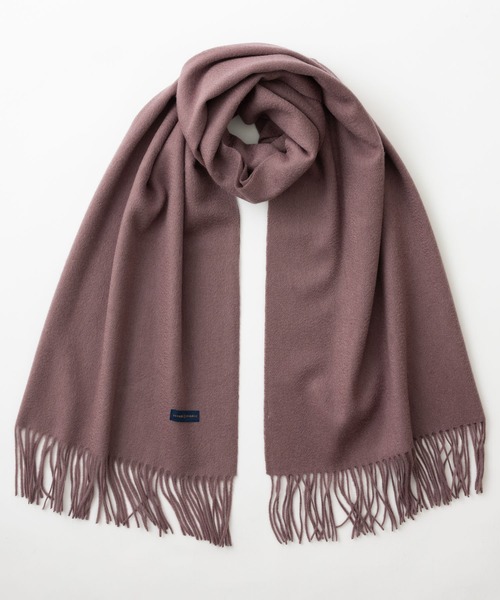 Jubilee Fabric（ジュビリーファブリック）の「内モンゴル産 ピュアウール100% 大判ストール（ストール/ショール・レディース・ベージュ/ナチュラル/バーガンディー/ライトピンク/グレイッシュベージュ/グレー/ライトグリーン/ライトブルー/ブラック/Beige/キャメル/ブルー系/ピンク系/パープル/ネイビー/ローズ/レッド/チャコールグレー・FREE/ﾌﾘ-）」の22枚目の写真