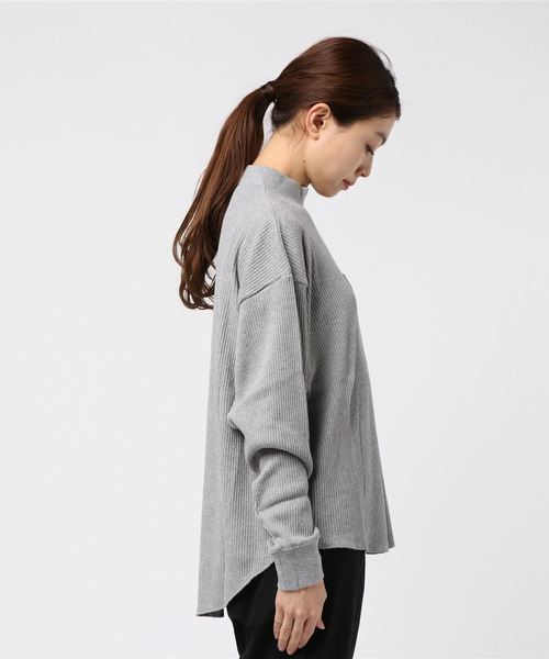 TODAYFUL(トゥデイフル)の「ローゲージリブプルオーバー(Tシャツ/カットソー・レディース・グレー/キナリ・FREE)」の13枚目の写真