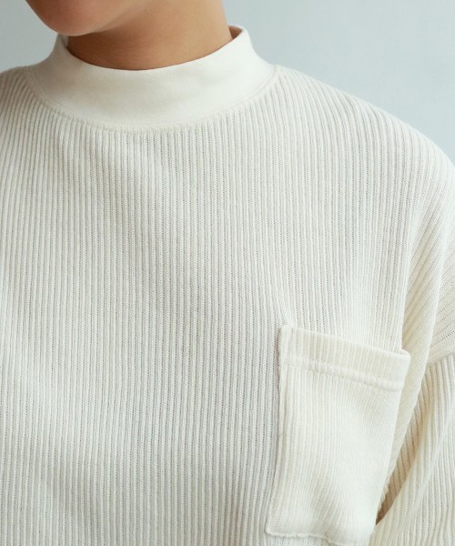 TODAYFUL(トゥデイフル)の「ローゲージリブプルオーバー(Tシャツ/カットソー・レディース・グレー/キナリ・FREE)」の10枚目の写真