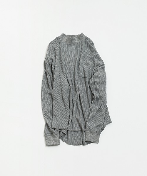 TODAYFUL(トゥデイフル)の「ローゲージリブプルオーバー(Tシャツ/カットソー・レディース・グレー/キナリ・FREE)」の11枚目の写真