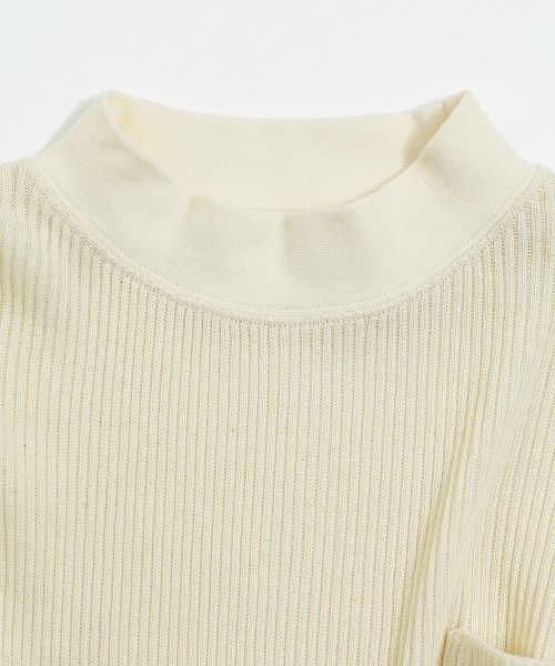 TODAYFUL(トゥデイフル)の「ローゲージリブプルオーバー(Tシャツ/カットソー・レディース・グレー/キナリ・FREE)」の3枚目の写真