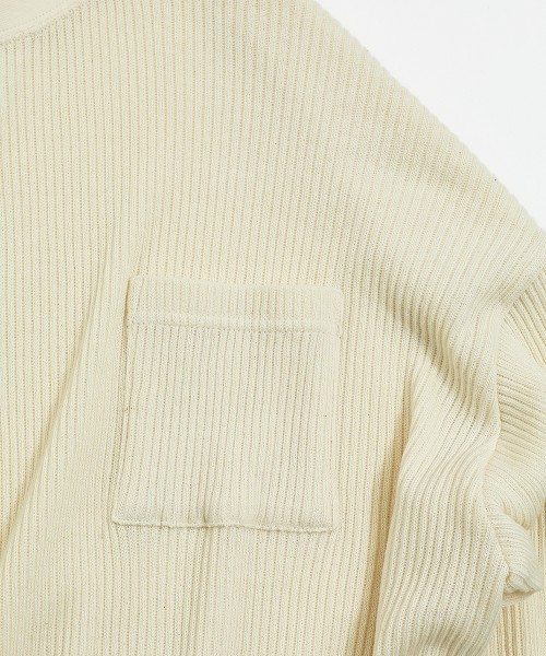 TODAYFUL(トゥデイフル)の「ローゲージリブプルオーバー(Tシャツ/カットソー・レディース・グレー/キナリ・FREE)」の6枚目の写真