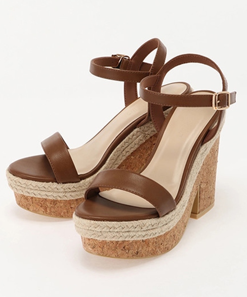 LIPSERVICE（リップサービス）の「マルチパターンウェッジサンダル（サンダル・レディース・ホワイト/ブラック/ブラウン・S/M/L）」の3枚目の写真