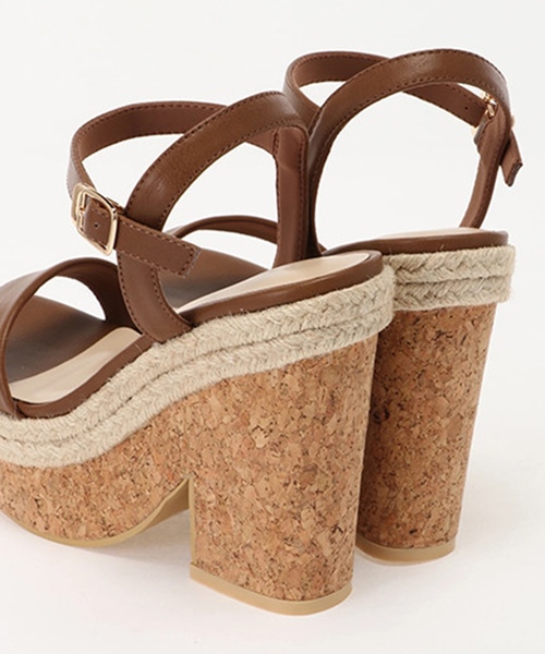 LIPSERVICE（リップサービス）の「マルチパターンウェッジサンダル（サンダル・レディース・ホワイト/ブラック/ブラウン・S/M/L）」の4枚目の写真