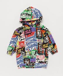 JOEY HYSTERIC | SUMMER BREEZES総柄 ビッグワンピース【XS/S/M】(ワンピース)