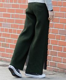 Doula Doula | リブニットワイドパンツ(その他パンツ)