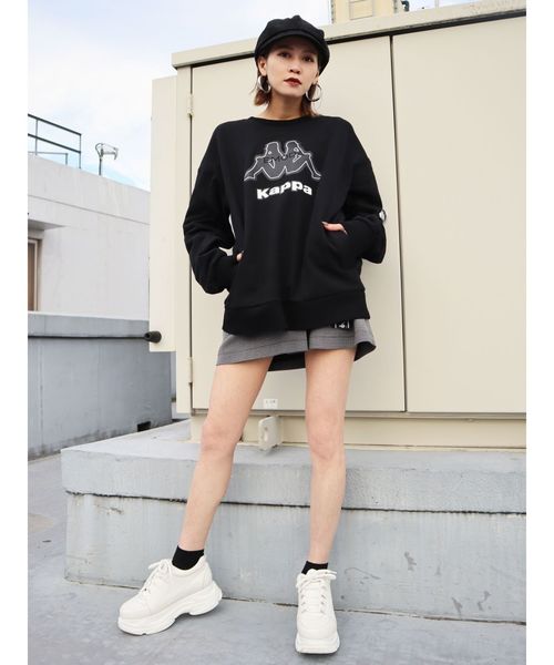 EMODA×Kappa/オーバーマークスウェット Kappa（カッパ）の「【EMODA×KAPPA】オーバーマークスウェット