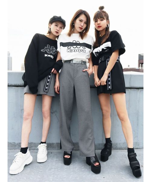 Kappa（カッパ）の「【EMODA×KAPPA】オーバーマークスウェット