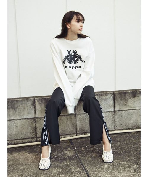 EMODA×Kappa/オーバーマークスウェット Kappa（カッパ）の「【EMODA×KAPPA】オーバーマークスウェット