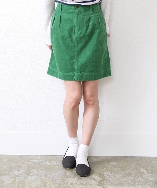 coen（コーエン）の「コーデュロイミニスカート14SS（スカート・レディース・コバルトブルー/ブラック/クリーム/ケリー・MEDIUM/LARGE）」の3枚目の写真