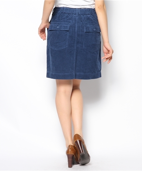 coen（コーエン）の「コーデュロイミニスカート14SS（スカート・レディース・コバルトブルー/ブラック/クリーム/ケリー・MEDIUM/LARGE）」の12枚目の写真
