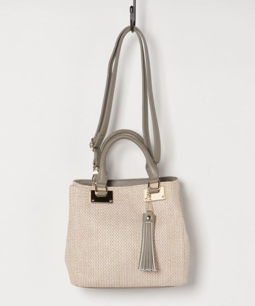 MONICA（モニカ）の「金具付サマートート Ｓサイズ（トートバッグ・レディース・ブラック/ベージュ/グレー/アイボリー・FREE）」の8枚目の写真