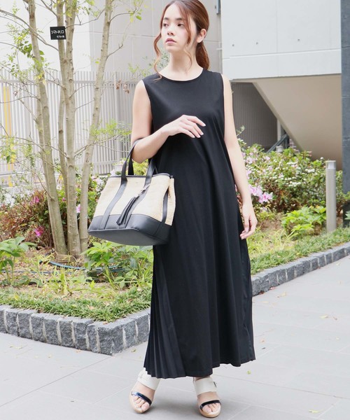 HER CLOSET(ハークローゼット)の「【HER CLOSET】サマーコンビトードバッグ(トートバッグ・レディース・ブラック/ブラウン/アイボリー・FREE)」の14枚目の写真