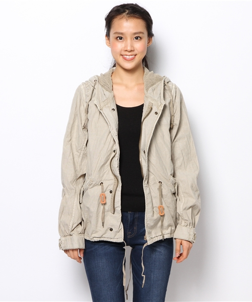 goa（ゴア）の「硫化ショートモッズコート（モッズコート・レディース・カモフラージュ/モカ/ベージュ/カーキ・FREE）」の14枚目の写真