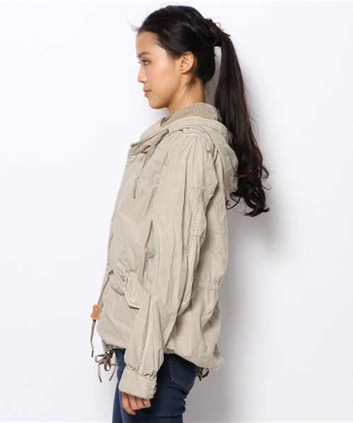 goa（ゴア）の「硫化ショートモッズコート（モッズコート・レディース・カモフラージュ/モカ/ベージュ/カーキ・FREE）」の15枚目の写真