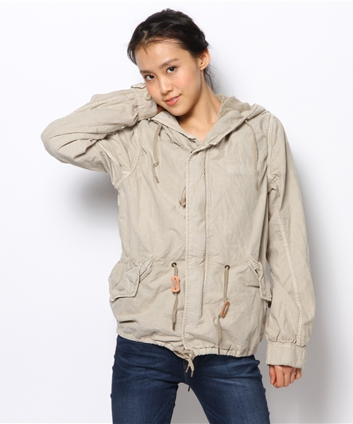 goa（ゴア）の「硫化ショートモッズコート（モッズコート・レディース・カモフラージュ/モカ/ベージュ/カーキ・FREE）」の17枚目の写真