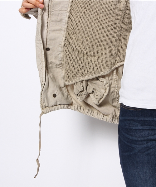 goa（ゴア）の「硫化ショートモッズコート（モッズコート・レディース・カモフラージュ/モカ/ベージュ/カーキ・FREE）」の13枚目の写真