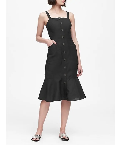 【BANANA REPUBLIC】コルセット風 大人のリネンワンピース BANANA REPUBLIC FACTORY STORE｜(W)BANANA REPUBLIC FACTORY