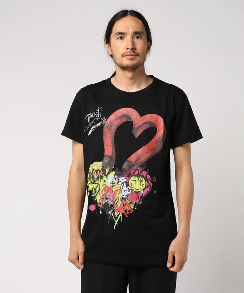 Tract(トラクト)の「NEW MAGNET(Tシャツ/カットソー・メンズ・ホワイト/ブラック・SMALL/MEDIUM/X-LARGE/LARGE/X-SMALL)」の2枚目の写真