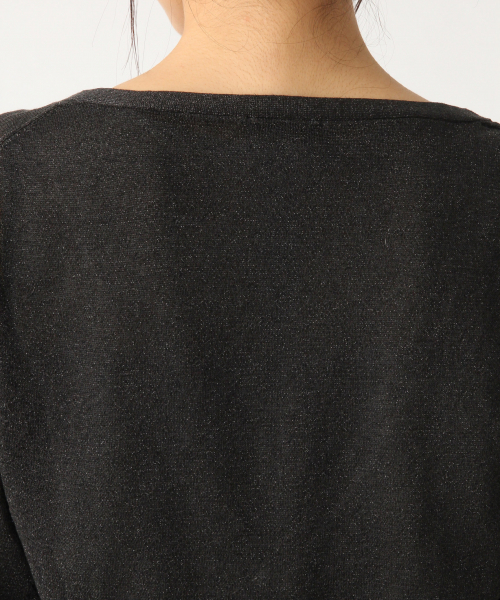 A part by（アパートバイ）の「OC＊14GAcNyラメカーディガン 840120（カーディガン/ボレロ・レディース・ブラック/シルバー/ゴールド・FREE）」の11枚目の写真