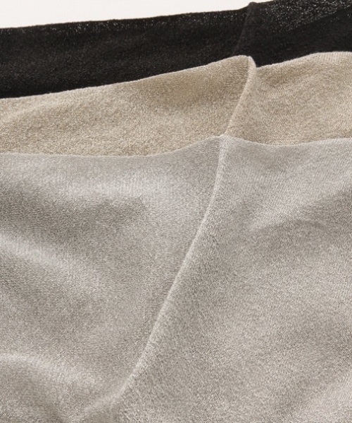 A part by（アパートバイ）の「OC＊14GAcNyラメカーディガン 840120（カーディガン/ボレロ・レディース・ブラック/シルバー/ゴールド・FREE）」の12枚目の写真