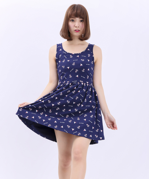 WEGO（ウィゴー）の「WEGO/総柄ワンピース（ワンピース・レディース・その他1/その他2/その他3/その他4/その他5/その他6/その他7/その他8・FREE）」の3枚目の写真