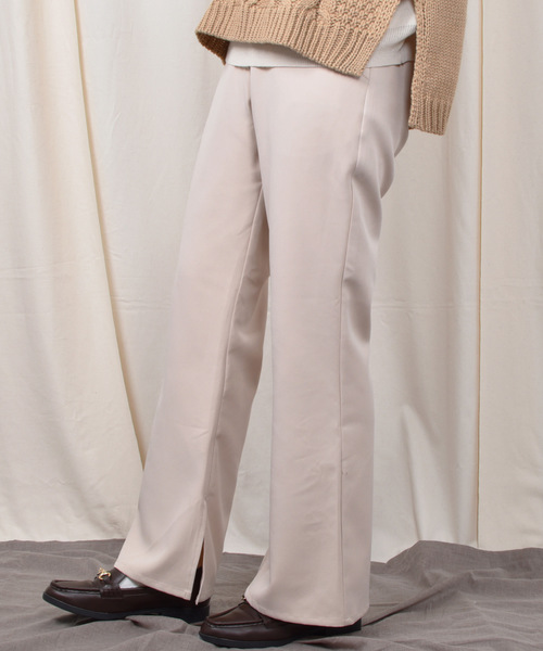 PairPair（ペアペア）の「スリット入りフレアパンツ（その他パンツ・レディース・ブラック/モカ/ブラウン系その他/スモークピンク/ロイヤルブルー/バーガンディー/ライトベージュ/アイボリー・FREE）」の22枚目の写真
