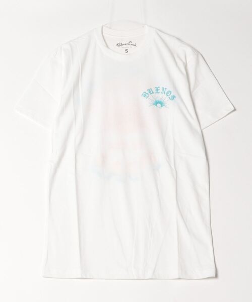 PARKS TOKYO SELECT(パークストウキョウセレクト)の「【Palmer Cash】(UN)コットン プリント Tシャツ(Tシャツ/カットソー・メンズ・ホワイト系その他/ホワイト系その他2/ホワイト系その他3・SMALL/MEDIUM)」の1枚目の写真