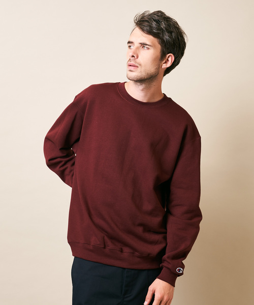 Champion（チャンピオン）の「【Champion/チャンピオン】 オーバーサイズ プルオーバー スウェット（スウェット・メンズ・ホワイト/ブラック/グレー/グリーン/ネイビー/マルーン・SMALL/MEDIUM/LARGE/X-LARGE）」の22枚目の写真