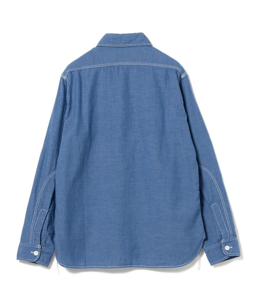SUGAR CANE（シュガーケーン）の「SUGAR CANE / VAT DYE シャンブレー ワークシャツ ＜MEN＞（シャツ/ブラウス・メンズ・ブルー・SMALL/MEDIUM/X-LARGE）」の6枚目の写真