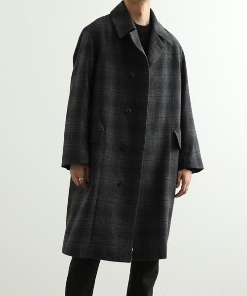 ADAM ET ROPE'（アダムエロペ）の「チェックツイード オーバーコート