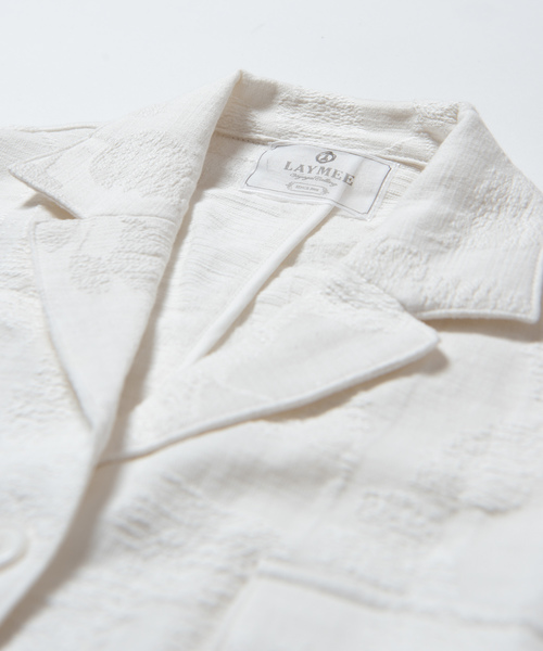 LAYMEE（レイミー）の「Kito JKT / キトージャケット（ミリタリージャケット・レディース・ブラック/テラコッタ/ホワイト・FREE）」の10枚目の写真