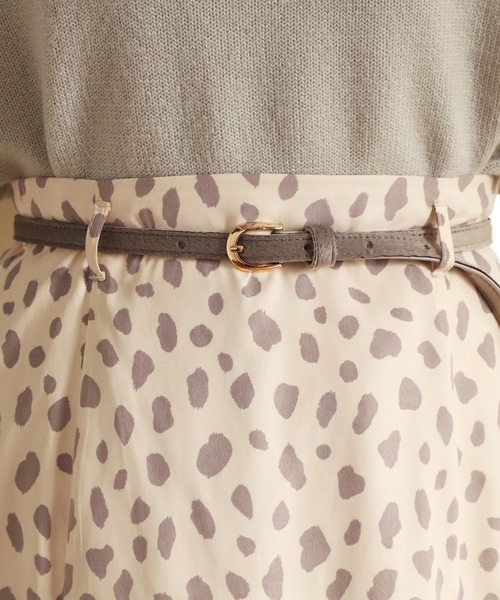 one after another NICE CLAUP（ワンアフターアナザーナイスクラップ）の「ベルト付きチューリップスカート（スカート・レディース・アイボリー/モカ/ブラウン系その他/ベージュ系その他・FREE）」の18枚目の写真