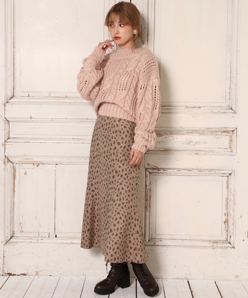 one after another NICE CLAUP（ワンアフターアナザーナイスクラップ）の「ベルト付きチューリップスカート（スカート・レディース・アイボリー/モカ/ブラウン系その他/ベージュ系その他・FREE）」の21枚目の写真