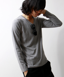 WEGO | WEGO/ソフトタッチVネックTシャツ(Tシャツ/カットソー)