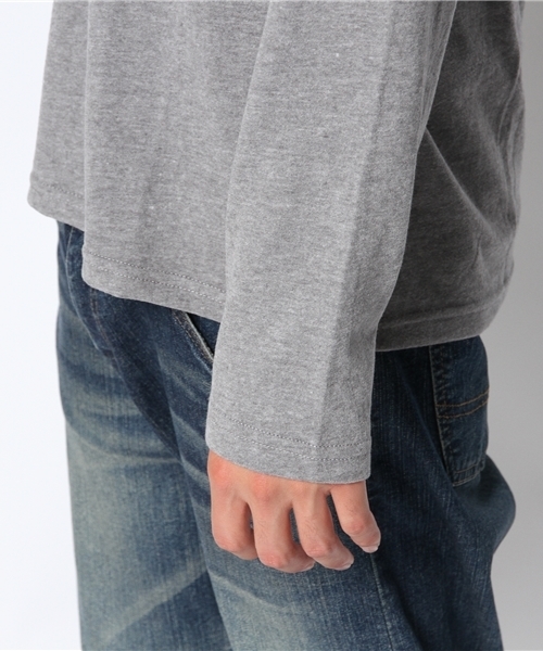 WEGO（ウィゴー）の「WEGO/ソフトタッチVネックTシャツ（Tシャツ/カットソー・メンズ・ホワイト/ブラック/杢グレー/ブルー・LARGE/MEDIUM）」の8枚目の写真